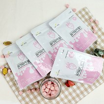 [맘스] 요거트 과자 첨가물ZERO 딸기70%와 요거트로만 만든 유아 간식, 5팩, 17g