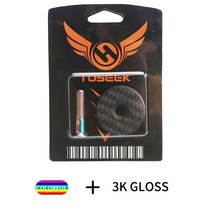 지게차부품 28.6mm 1 / 8 탄소 섬유 자전거 헤드셋 커버 상단 키 소켓 스틸 웨이 MTB 지게차 부품, [06] Colorfui 3K Gloss