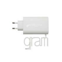 한국미디어시스템 LG 올뉴그램 13 14 15 17 인치 전용 19V 2.53A 48W WH 충전기, 화이트