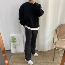 남녀공용 오버핏 맨투맨 고급합포원단 남자 여자 무지 비비드 7 Color