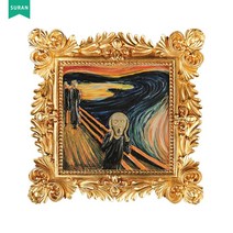 수란 3D 도자기부조 DIY 명화 그리기 세트, 17.5cm*17.5cm, 절규