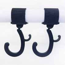 아가프라 유모차걸이 2p세트/국산, 종류선택:유모차걸이|생삭:블랙