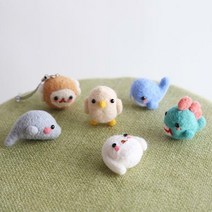 초보자 양모펠트 니들펠트 동물 만들기 (도구포함), 몬스터