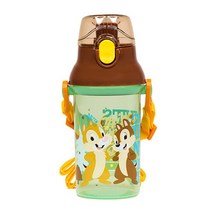 릴팡 칩앤데일 앵커 원터치 어깨끈 물통 360ml 피크닉 물병