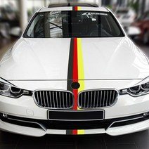 자동차페인트벗겨짐 독일 국기 x 엠블럼 그릴몰딩 차긁힘 1M 스티커 저먼몰딩 세계 차기스제거 핸들커버 시트 자동차부분도색 라인 데칼 15cm 랩핑, 쿠팡 독일국기데칼스티커