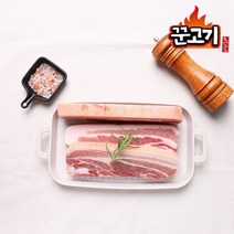꾼고기 듀록 오겹살 구이용 2cm 1kg+1kg, 1개
