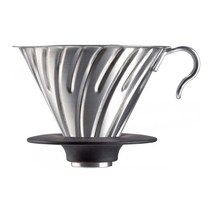 하리오 V60 메탈드립퍼 1~4인용 VDM-02HSV 실버