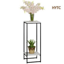 거실 철제 화분 받침대 플랜트 박스 스탠드 화분대 선반 진열, 가로75세로24선반화이트보드