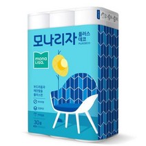 물에잘녹는 두루마리휴지 모나리자 플러스데코 3겹 27m 30롤 화장실용 화장지 먼지없는 비데용 코스트코 홈, 상세페이지 참조, 쿠팡 본상품선택