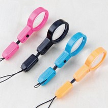 글자확대 휴대용 LED 돋보기 열쇠고리 독서용돋보기 휴대용루페