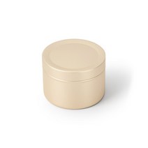 양초만들기 향초 캔들만들기 미니 빈 알루미늄 항아리 뚜껑 포함 50ml 대량 둥근 양초 캔 작은 보관 포, 03 frosted gold