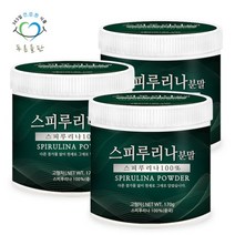 [푸른들판] 스피루리나 스피룰리나 분말 100% 가루 파우더 170gx3통, 170g, 1세트
