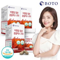 [보뚜]비헴철 철분 콤플렉스 200 60정 x 3통(6개월분)