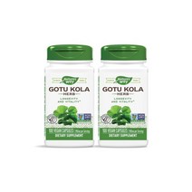 네이처스웨이 오플닷컴 2개 Natures Way 고투 콜라 허브 950 mg Gotu Kola 100 베지 캡슐, (오플닷컴) 2개 Natures Way 고