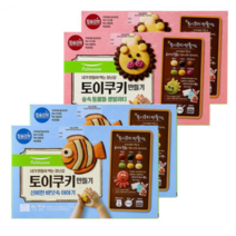 풀무원 토이쿠키만들기 (숲속동물들 2개+신비한바닷속 2개)