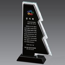 KC6-358-2 크리스탈 상패 감사패 퇴직기념패 공로패