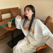 SJW 봄가을 트레이닝 상하세트 여성 츄리닝 빅사이즈 맨투맨 조거팬츠 5컬러(4XL까지)
