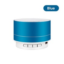크리스마스 오르골 만들기 스노우볼 제작 워터볼 종이 우드 olaf muti-color 야외 서브우퍼 미니 휴대용 스피커 fm 라디오 음악 사운드 박스 알루미늄 합금 무선 스피커, CN_푸른 | 스피커