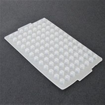 Silicone Sealing Mat for 96-well PCR Plate Clear Transparent Pack of 10 Sheet null, 1, Pack of 10 Sheet, Clear Trans