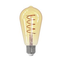 스피아노 LED 필라멘트 가지 전구 ST64 4W, 상세설명 참조, 전구색(오렌지색)