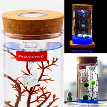 LED 유리병(8X24CM) 콜크병 코르크병 콜크유리병