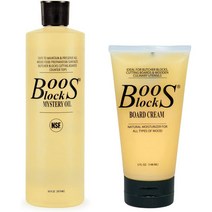 존 부스 블락 에센셜 미스터리 오일 473ml & 보드 크림 148ml, 번들