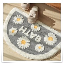 욕실 주방 극세사 반달 발매트 6종 모음, 바둑이반달매트_대