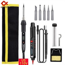 멀티 미터 테스터기 전기 전압 측정기 qhtitec true rms 디지털 펜 118ab 6000 카운트 지능형 자동 ac dc 테스터 저항 주파수, 118b-908s-1-us