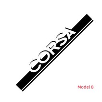 자동차 후드 보닛 스포츠 스트라이프 Opel Corsa OPC GSI 3-5 도어 엔진 커버 장식 스티커 레이싱 비닐 데, 02 Model B_12 Gold