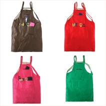 가죽앞치마 바리스타 미용 작업 바버샵 앞치마, 색상, 빨강