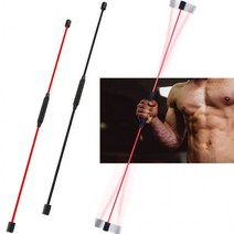 일체형 진동 플렉 시바 코어 운동 스바 봉 전신 자이로스윙 홈트레이닝 스틱, 레드