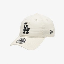 뉴에라 뉴에라 940 언스트럭쳐 MLB 베이직 워시드 LA 다저스 볼캡 크림_K 12836219