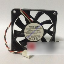 호환NMB 2806KL-04W-B89 7015 7CM DC12V 0.65A 7.8W 3 선 이중 볼 베어링 팬 3000rpm 24Pa 송풍기, 한개옵션0