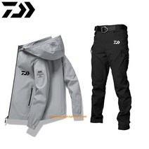 낚시복 Daiwa-남성용 방수 방풍 빠른 건조 낚시 의류 다이와 얇은 통기성 캠핑 야외 스포츠 낚시 의류, 02 2