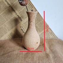 프리츠한센 이케바나 도자기 화병 항아리 북유럽 거친 나무 꽃병 홈 인테리어 DIY 말린, [01] Vase A