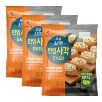 (냉장)cj제일제당 한입사각 유부초밥 200gx3개, 1세트