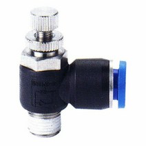 피팅 코리아뉴매틱 스피드컨트롤러 SC타입 SC6 3 8 6mm, [W0B1862], [모델명및규격]▷SC6-3/8 6mm