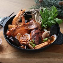 지브로와 바다그맛 싱싱한 해물 얼큰 해물탕 홈쿡 나혼자 밀키트 2인분 (1kg), 단품