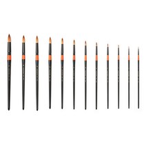 화홍 수채화붓 700R 낱개 본조 +볼펜1p증정, 1개, 6호