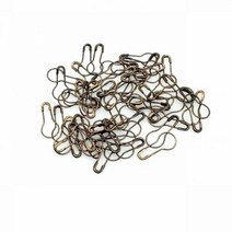 다채로운 뜨개질 크로셰 잠금 스티치 마커 태그 안전 핀 100 개 x 22mm DIY 바느질 도구 바늘 클립 공예 액세서리, brown