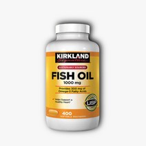 커클랜드 피쉬오일 1000mg 소프트젤 400정, 1개