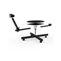 서라운드 턴테이블 촬영용 회전 스탠드 영상 소품, 블랙(단일상품)