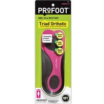 ProFoot 트라이아드 올쏘틱(Triad Orthotic) 여성용 깔창 사이즈 6-10, One Size