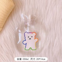 풋 워머 귀여운 따뜻한 물병 미니 휴대용 겨울 뜨거운 핸드 워머 소녀 포켓 피트 물 주머니 보온 제품, [12] BearC