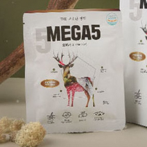 [럽펫] 건강한형제 오메가3 사슴져키MEGA5 50g 사슴고기 강아지고양이간식, 상세페이지 참조