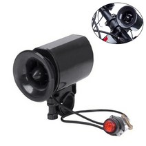 스퍼사이클벨 크레인벨9V 전자 자전거 벨 6 사운드 효과 142dB 슈퍼 시끄러운 알람 스피커 경고 안전 사이, 한개옵션0