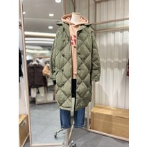 [시에로] 단추포인트 덕다운 롱패딩 SH4JPF322(2051590)