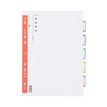 수입지 인덱스 10분류 Paper Index Divider 10 문화산업 A391-7