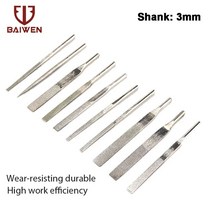 무선그라인더 미니 마이크로 에어 그라인더 세트 실용적인 조각 도구 휴대용 공압 다기능 연마 절단 연필, 02 10Pcs Files