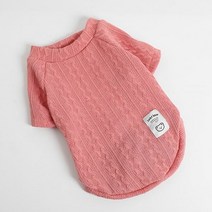 반려동물 셔츠 스웨터 멀티 컬러 편안하고 스위트 범용 캐주얼 용품, XXL, Pink